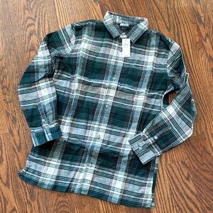 GAP boys Kids Organic Cotton Flannel Shirt size 12